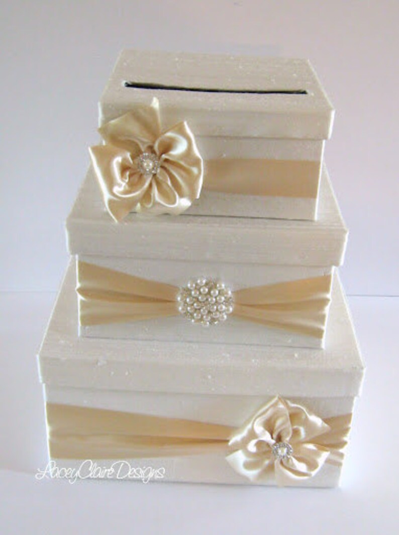 Wedding Card Box Money Box Gift Card Box Holder Custom Made to Etsy
