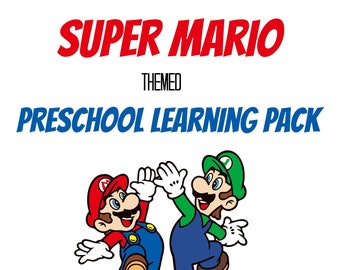 Super Mario Preschool Learning Pack