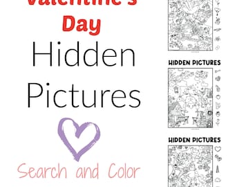 Valentine's Day Hidden Pictures