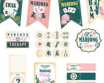 Mahjong Party Printable Bundle