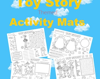Toy Story Themed Activity Mats