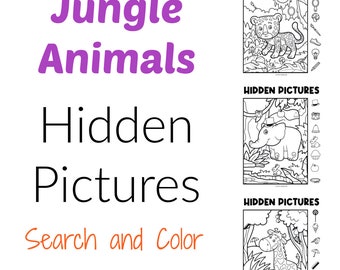 Jungle Animal Hidden Pictures