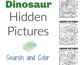 Dinosaur Hidden Pictures