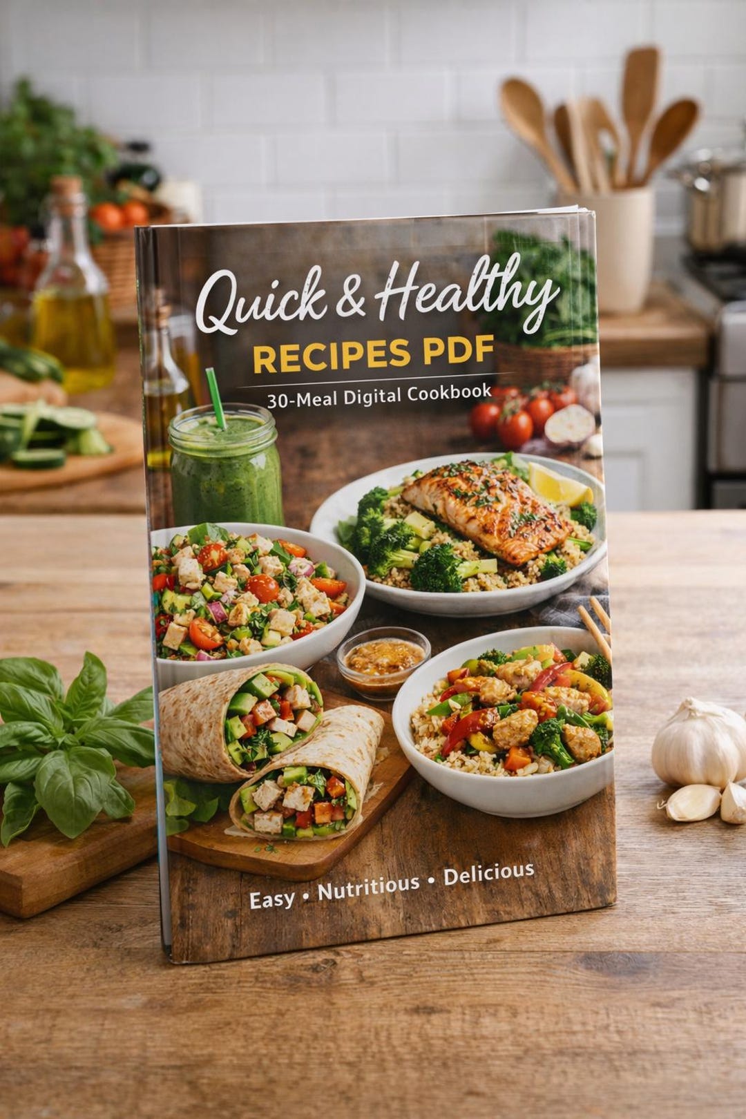 30 Quick & Healthy Recipes | Printable Cookbook for Busy People (PDF ...