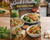 30 Quick & Healthy Recipes | Printable Cookbook for Busy People (PDF Format)