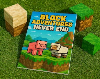 Block Adventures Never End – Printable Coloring Pages for Kids