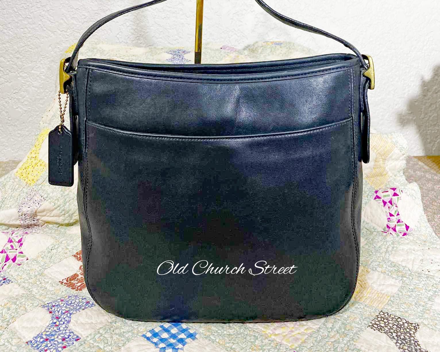 Vintage Coach Shoulder Bag Chelsea Hobo 6003 Leather Large Purse