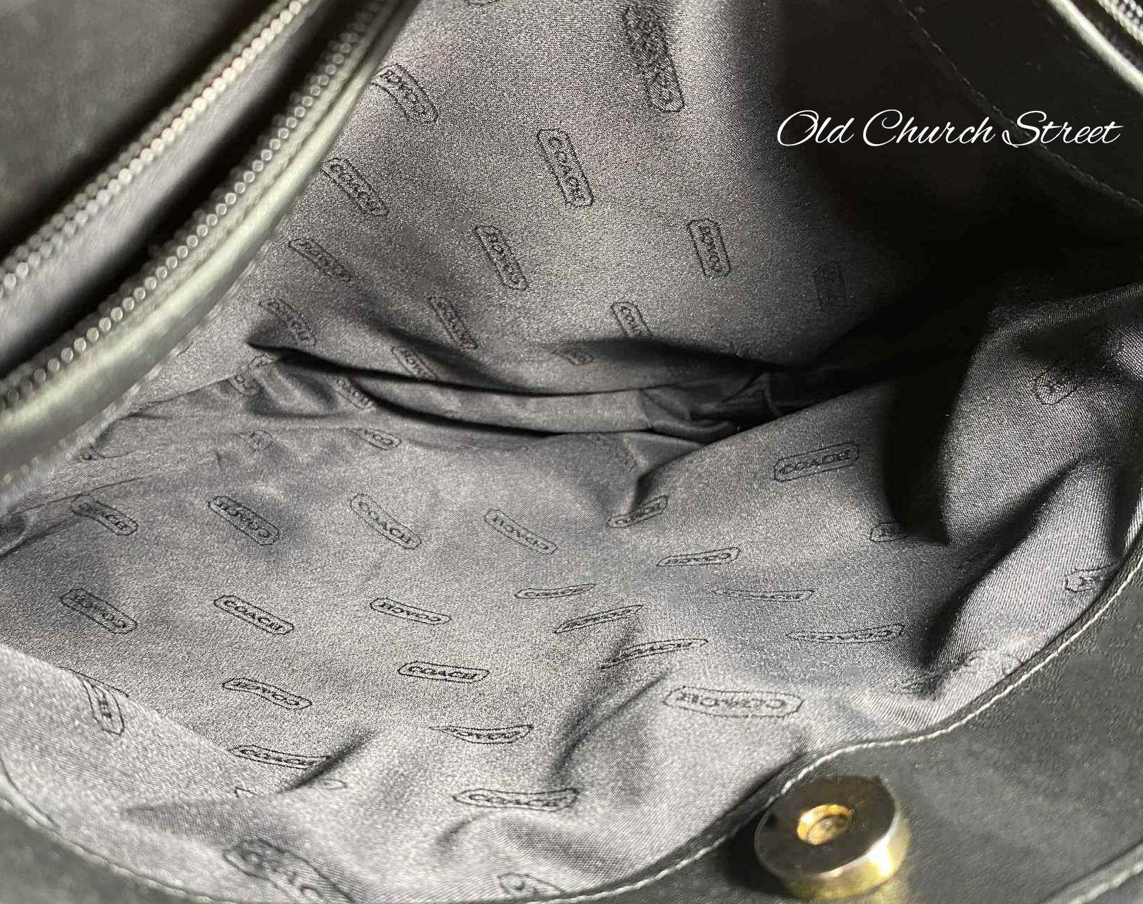 Vintage Coach Shoulder Bag Chelsea Hobo 6003 Leather Large Purse