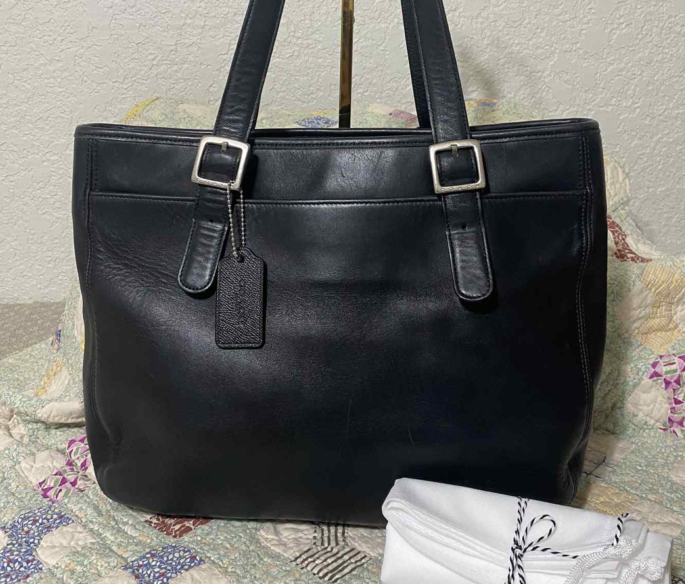 Vintage Coach Chelsea Tote 6006 Leather Large Travel Bag Purse
