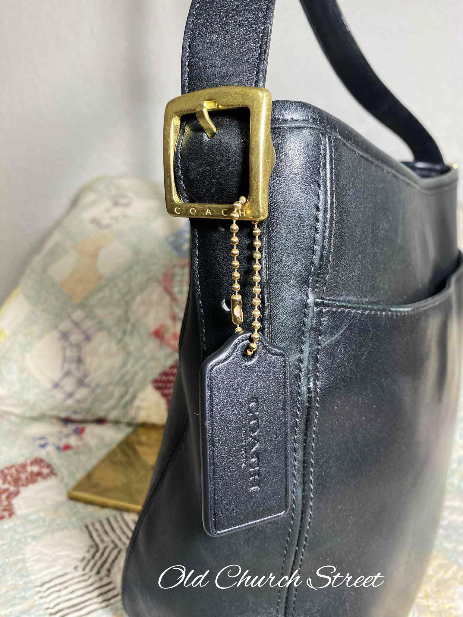 Vintage Coach Shoulder Bag Chelsea Hobo 6003 Leather Large Purse