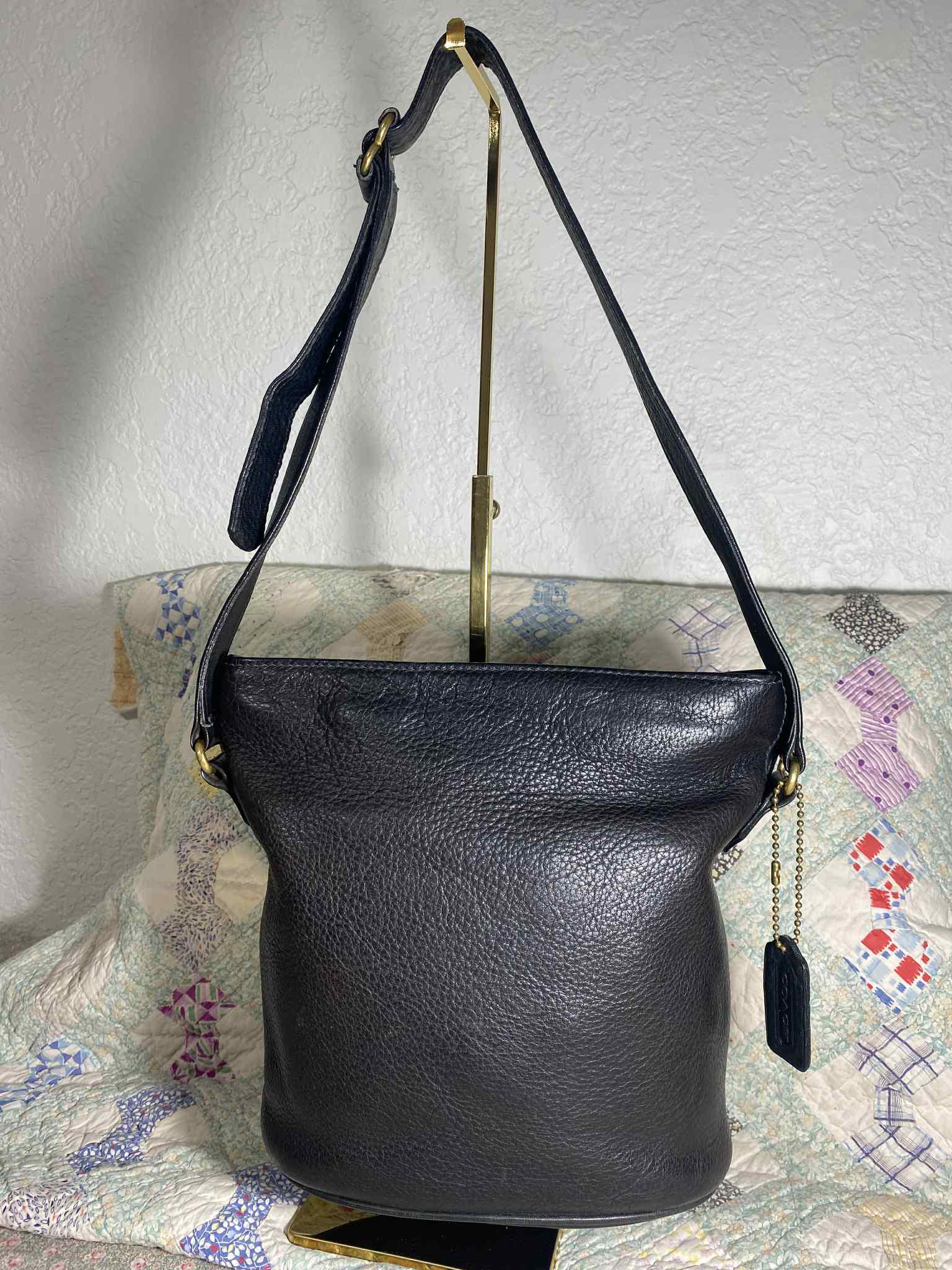 Vintage Coach Shoulder Bag Leather Purse 4907 Sonoma Pebbled