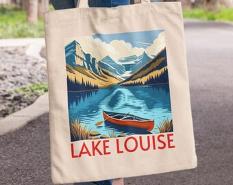 Lake Louise Cotton Tote Bag | Banff National Park Souvenir
