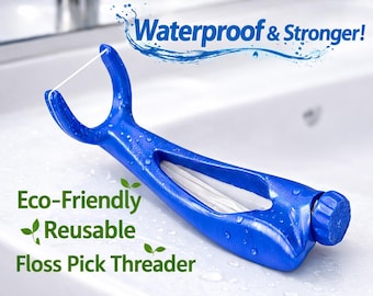 Eco-Friendly Reusable Floss Pick Threader