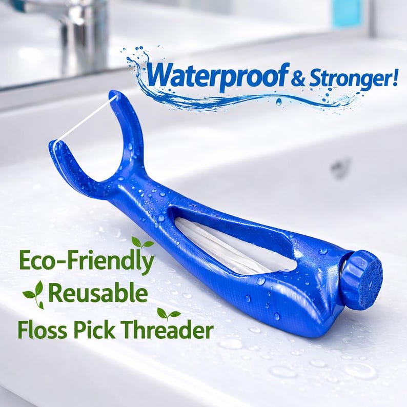 Eco-friendly Reusable Floss Pick Threader - Etsy