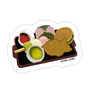 plateau nourriture food japanese japon japan sushi dorayaki matcha takoyaki taiyaki daifuku mochi dango asia asiatique nippon