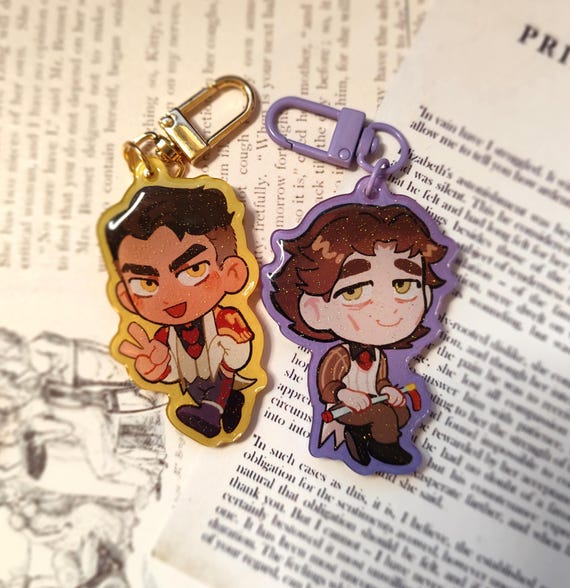 Jayce and Viktor Keychains - Etsy