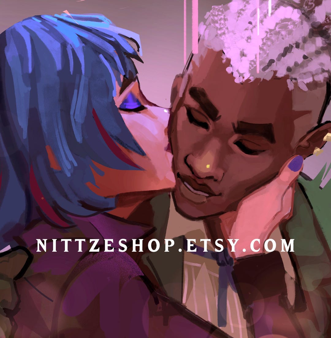 Timebomb Ekko and Powder Arcane Print - Etsy