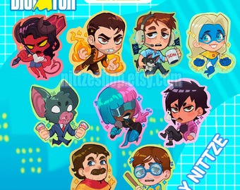 DISPATCH: 2.5" Acrylic Charm keychain