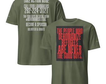 Camiseta de algodón de activista político "Resist Oppression"