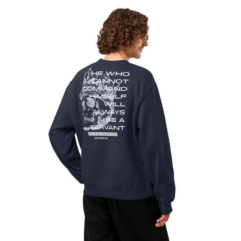 Oversized heavyweight sweatshirt