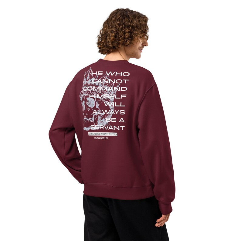 Oversized heavyweight sweatshirt