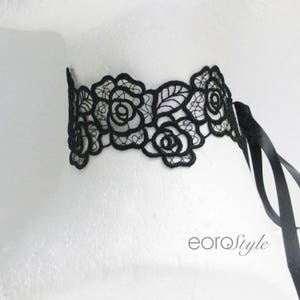 Black Lace Choker, Flower Choker, Wedding Jewelry, Best Selling Item, Most Popular Item, Trending Item Etsy, Great Gift Ideas