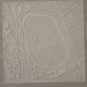 3D-stadskaart met adres – gepersonaliseerd cadeau met gewenste tekst