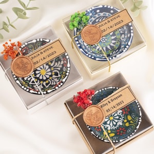 Indian Wedding Favors, Personalized Ceramic Bowl, Mehndi Favor, Haldi Return Gift, Sangeet Favor, Diwali Gift, Bulk Guest Favor