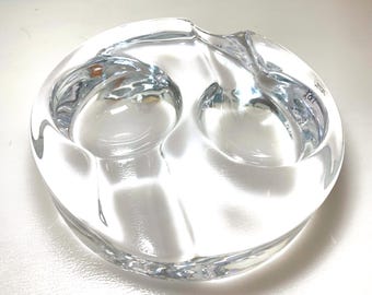 Nude Shade Brand Altruist Crystal Glass Cigar Ashtray Modernist