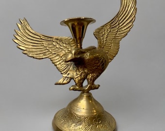 Vintage Brass Eagle Candle Holder | Candleholder Decor
