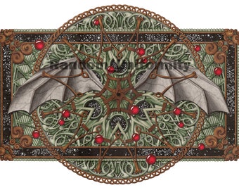 Premium Mandala print "Bat Wings"