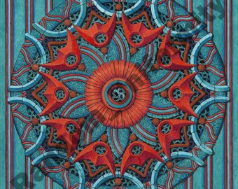 Premium Mandala print "Enough"