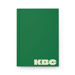 Personalized Monogram Journal - Chunky Font | Personalized Initials | Green
