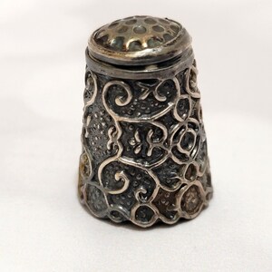 Vintage Ornate Sterling Silver Thimbles Sewer Gift Sewing Room Decor - Etsy