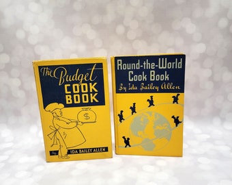 1930's Yellow Cookbooks Ida Bailey Allen