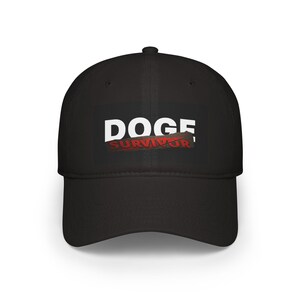 DOGE Survivor Low Silhouette Baseball Cap, Lässige Mütze, Outdoor Cap,