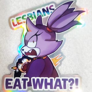 Sticker Pride Month lesbiennes Blaze en Honey the Cat