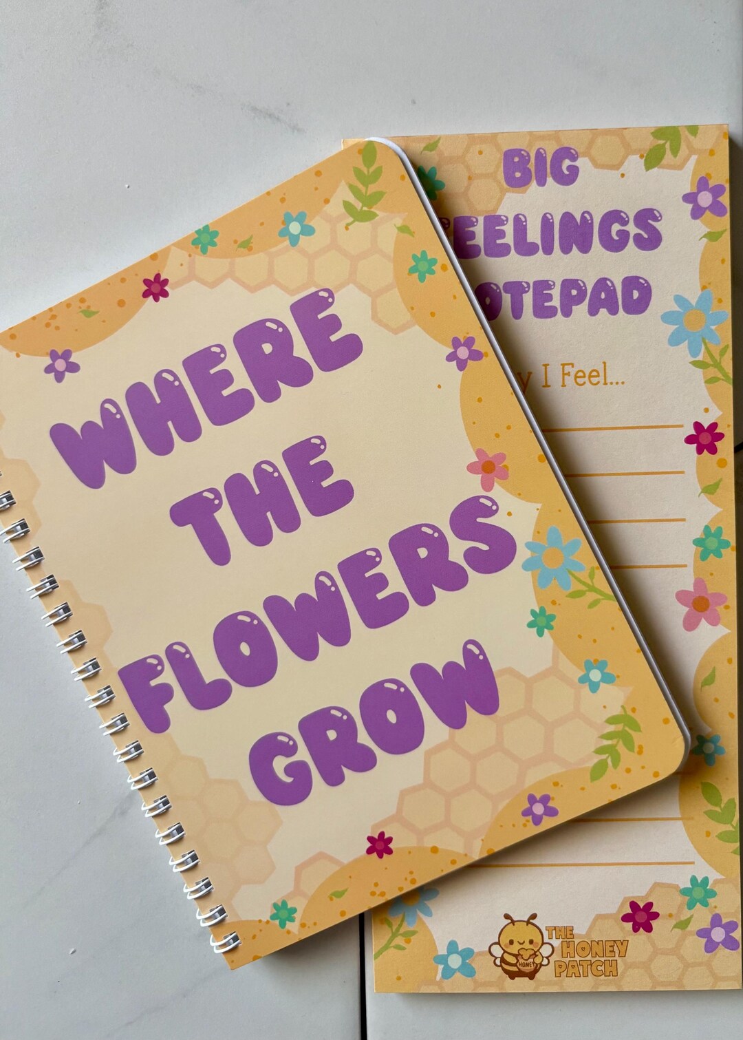 Bloom & Feel Bundle – Emotional Wellness Notepad + Journal Set for Kids ...