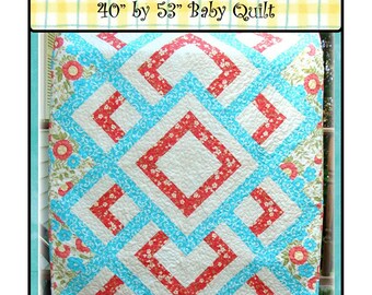 PDF Baby Quilt Pattern Itsy Bitsy Spider Carlene Westberg Designs