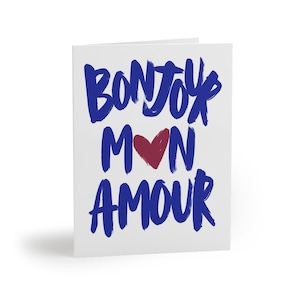 Charmantes cartes de voeux pour mots d'amour, occasions romantiques, Saint-Valentin, voeux d'anniversaire, messages doux, lettres d'amour