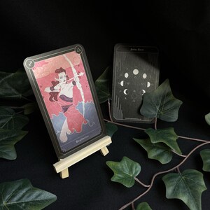 Carte de tarot mystique avec motif du zodiaque (Édition Argent 2025) - Sagittaire