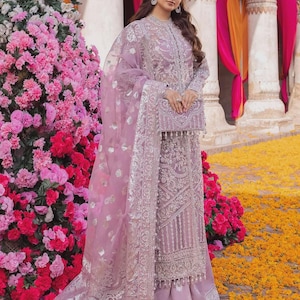 Latest Pakistani Wedding Dresses, bridal Party Dress Indian Embroidery Clothes Stitched Gown Mehndi Nikkah maxi Suit Outfit Made to Order