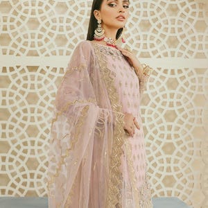 Latest Pakistani Wedding Dresses, Eid Party Dress Indian Embroidery Clothes Stitched Gown Mehndi Nikkah Maxi Suit Guest Outfit Made to Order
