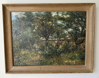 Elegante pintura al óleo de bodegón "Roble" Arte original