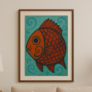 Fish Art Poster