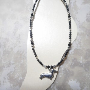 Cute Antique Silver Dachsund Charm