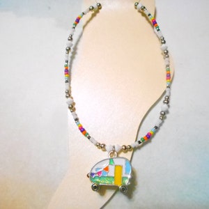 Adorable Double Sided Camper Ankle Bracelet