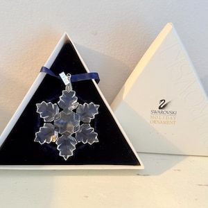 ☆Mika☆スワロフスキー　クリスマスオーナメント　1996 1996 Swarovski Ornament - Etsy