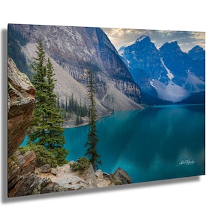 Moraine Lake Wall Art | Banff National Park Landscape Photo | Canada Mountain Photography Print | Turquoise Lake Decor