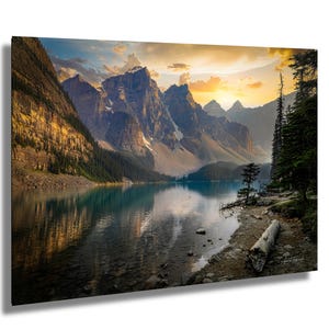 Moraine Lake Sunrise Print: Banff National Park, Canadian Rockies Prints